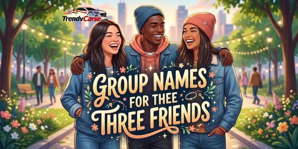 Group Names for Three Friends