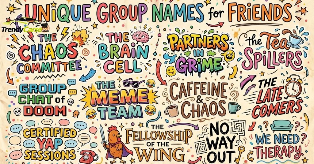 Choose Unique Group Names for Friends