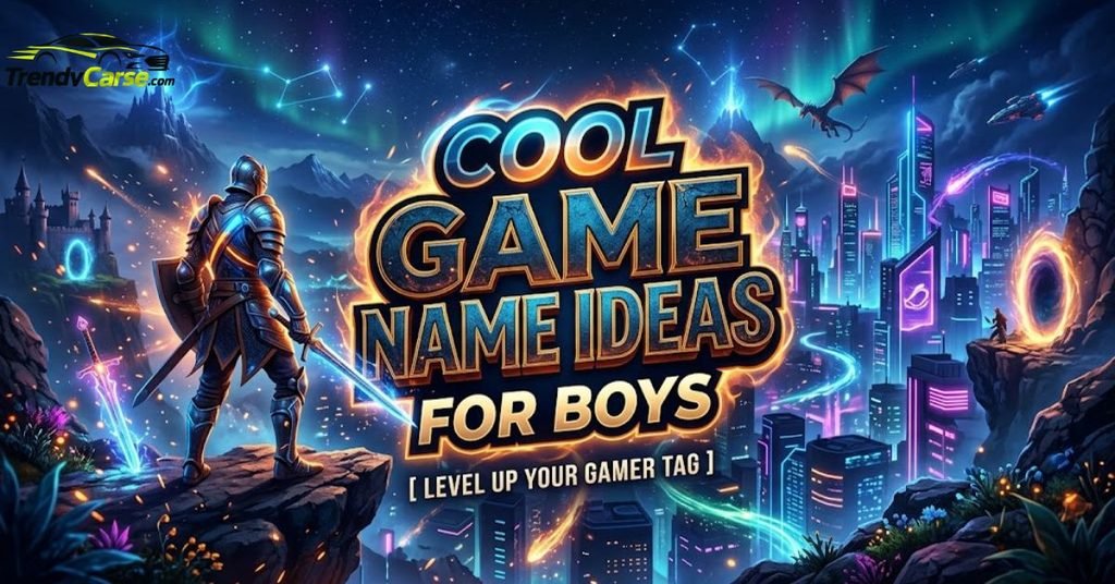 Cool Game Name Ideas for Boys