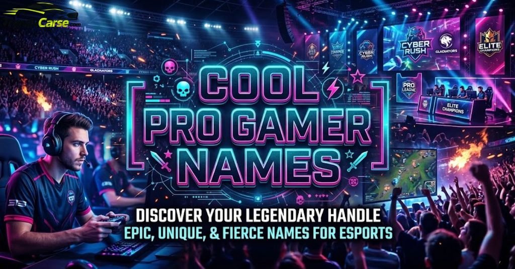Stylish Pro Gamer Names