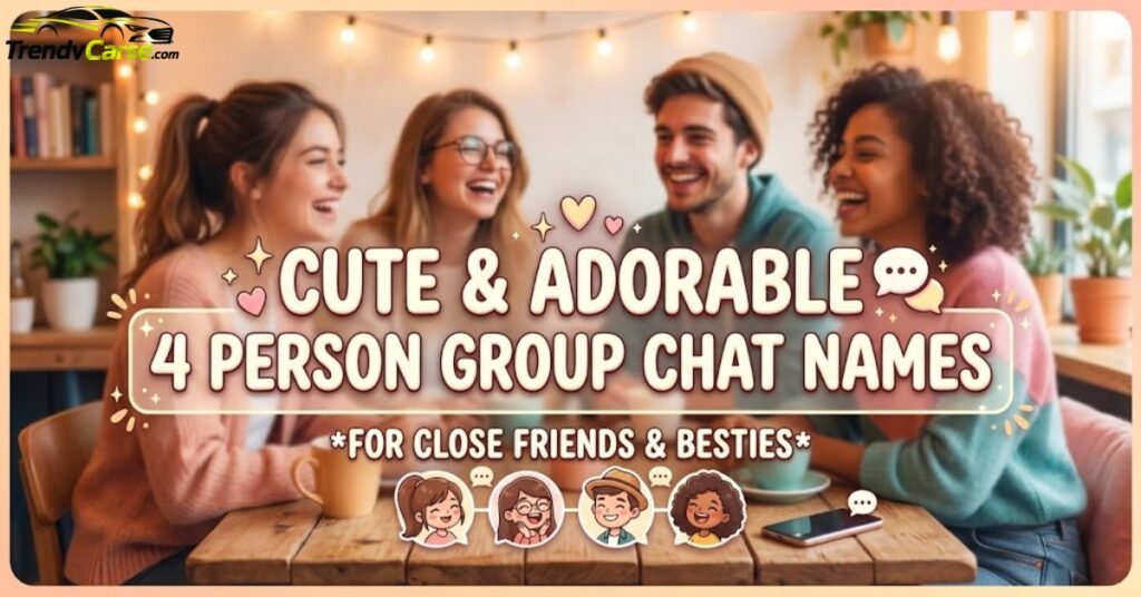 Cute & Adorable 4 Person Group Chat Names
