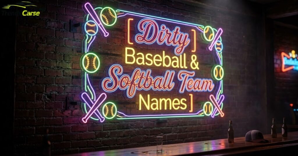 Dirty Baseball & Softball Team Names