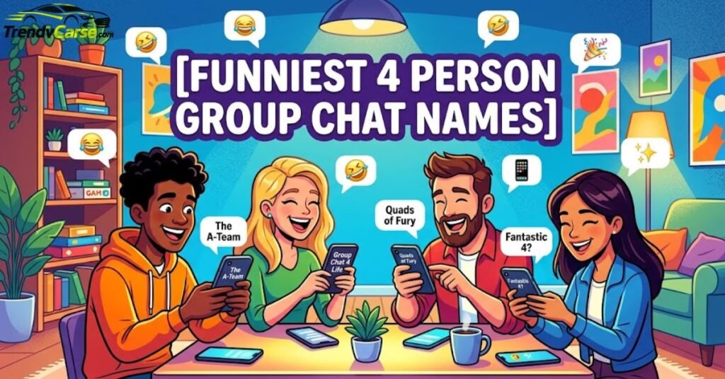 Funniest 4 Person Group Chat Names