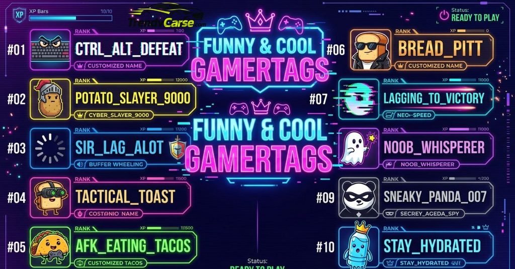 Funny Cool Game Usernames