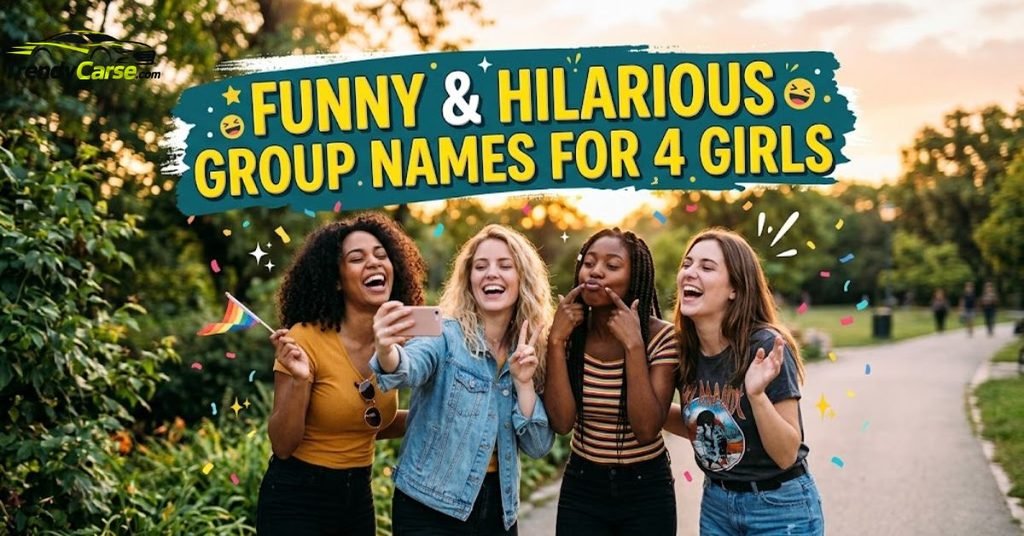 Funny & Hilarious Group Names for 4 Girls