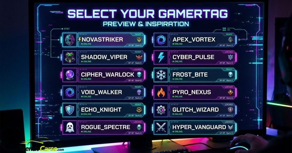 Good Gaming Usernames