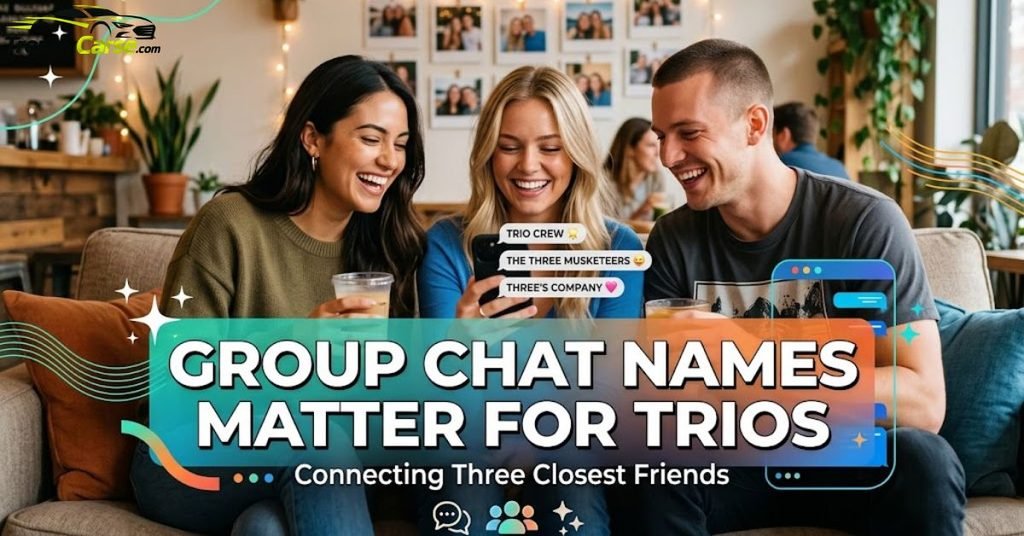 Group Chat Names Matter for Trios