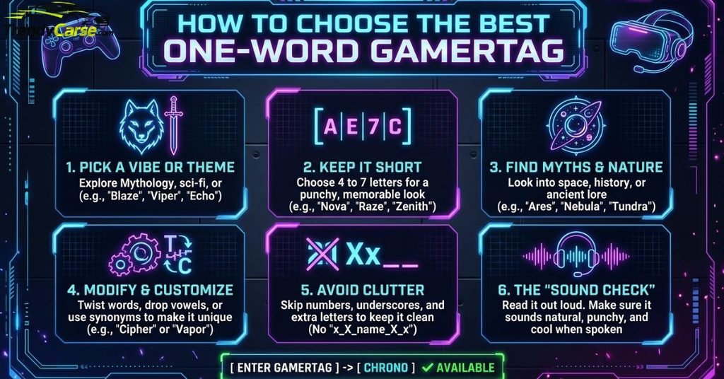How to Choose the Best One Word Gamertag