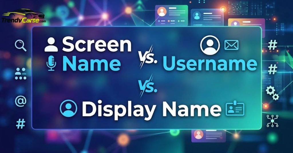 Screen Name vs. Username vs. Display Name