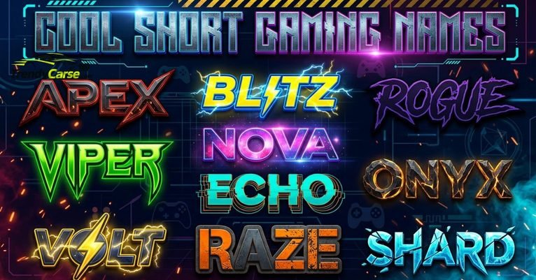 Cool Short Gaming Names