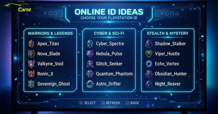 Good PlayStation Names